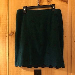 Talbots Wool Dachshund Skirt